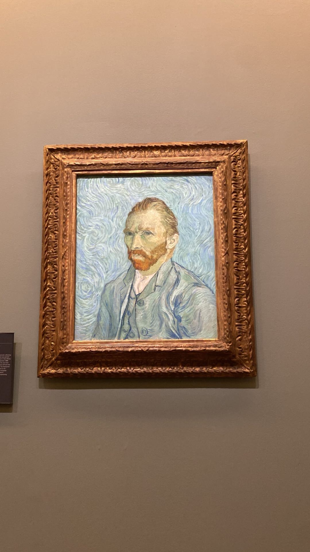 Van Gogh self-portrait at Musée d'Orsay