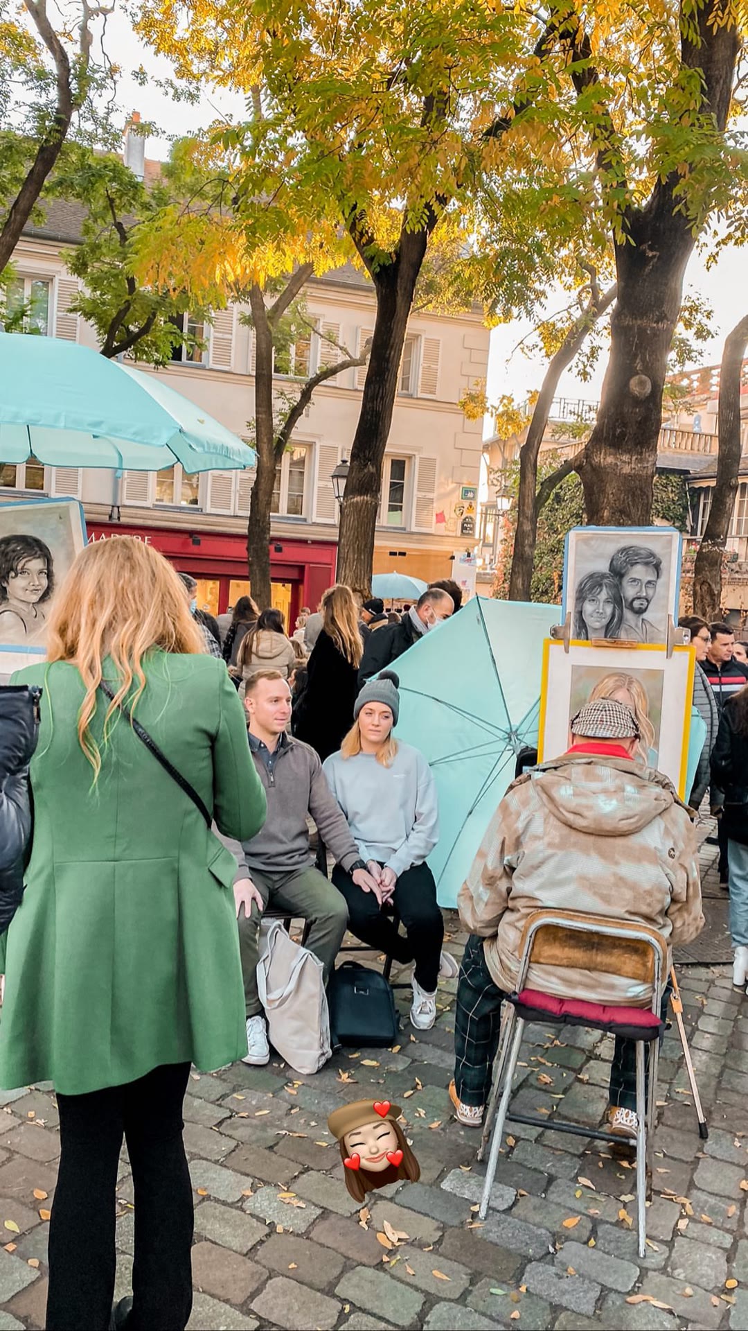 Portrait artists at Place du Tertre, Montmartre