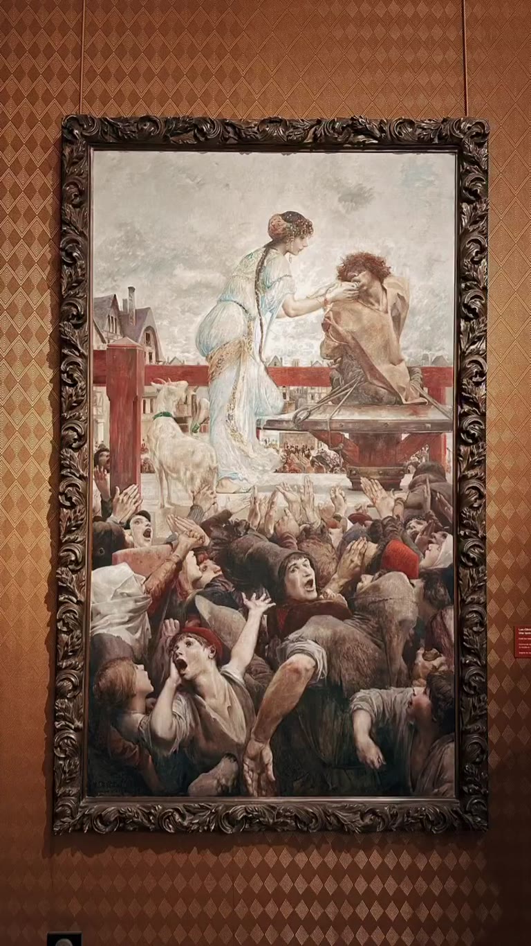 Painting in a Paris museum