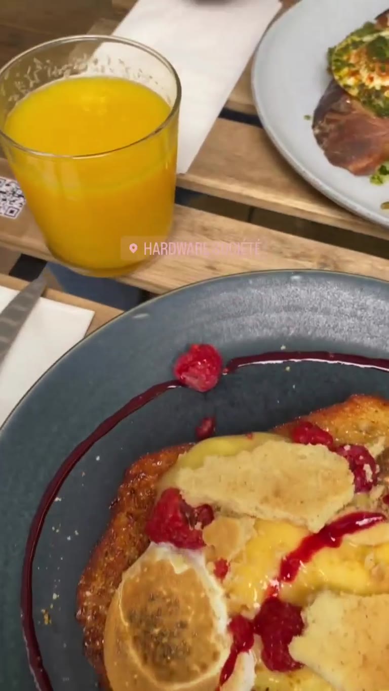 Brunch at Hardware Société, Montmartre